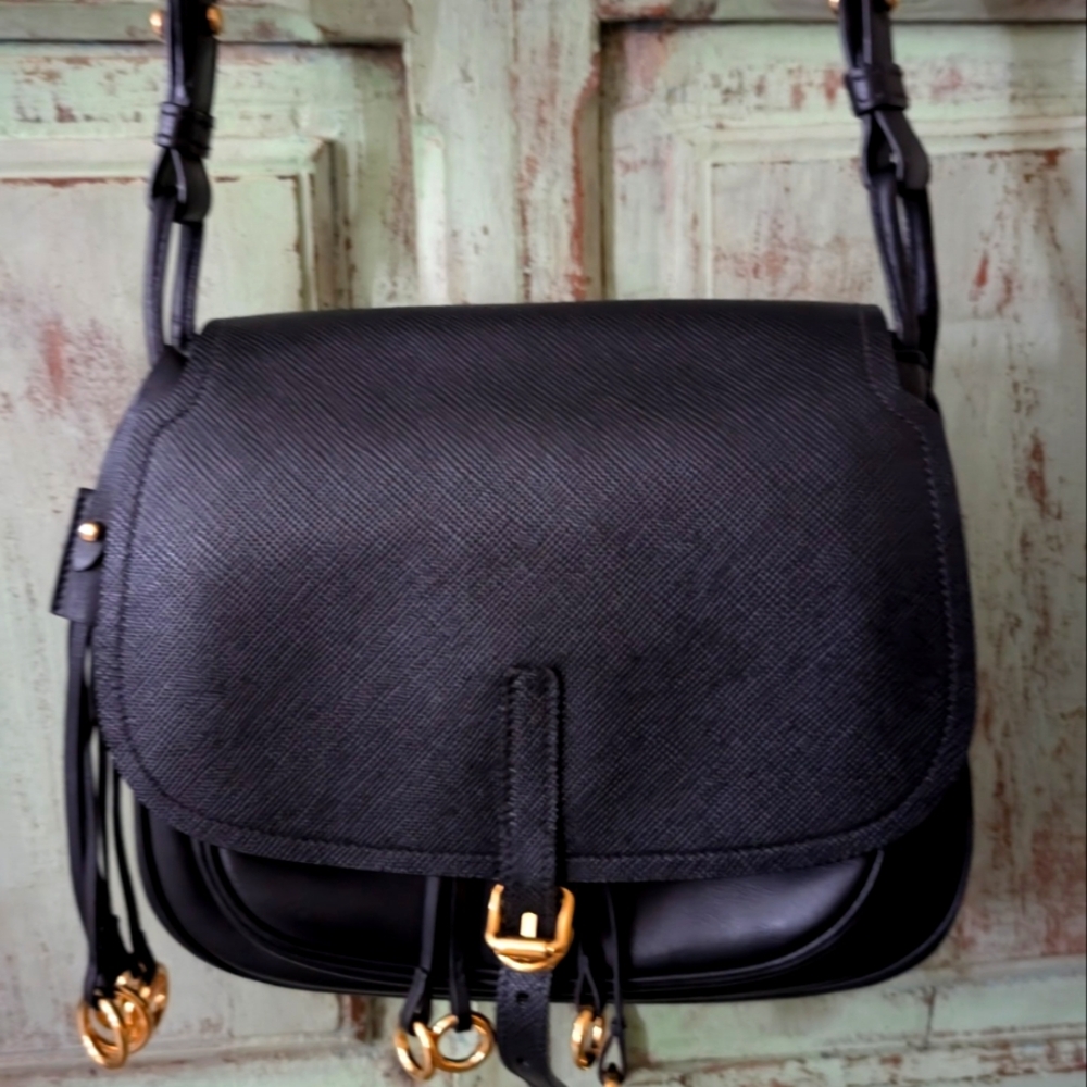 Prada Saffiano Cuir & City Calf Corsaire Bag
